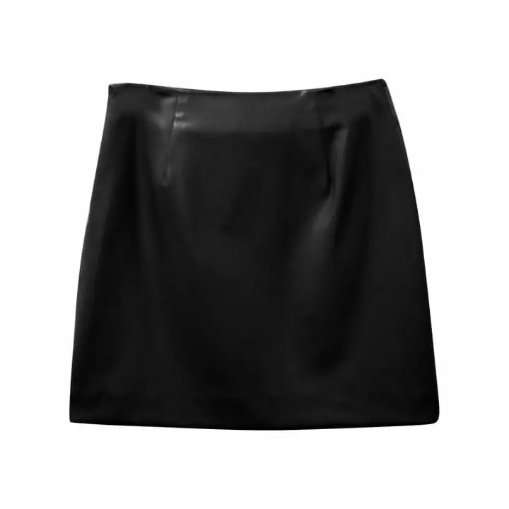Paper Moon - Korean Women Fashion - #momslook - classic leather mini skirt - 9