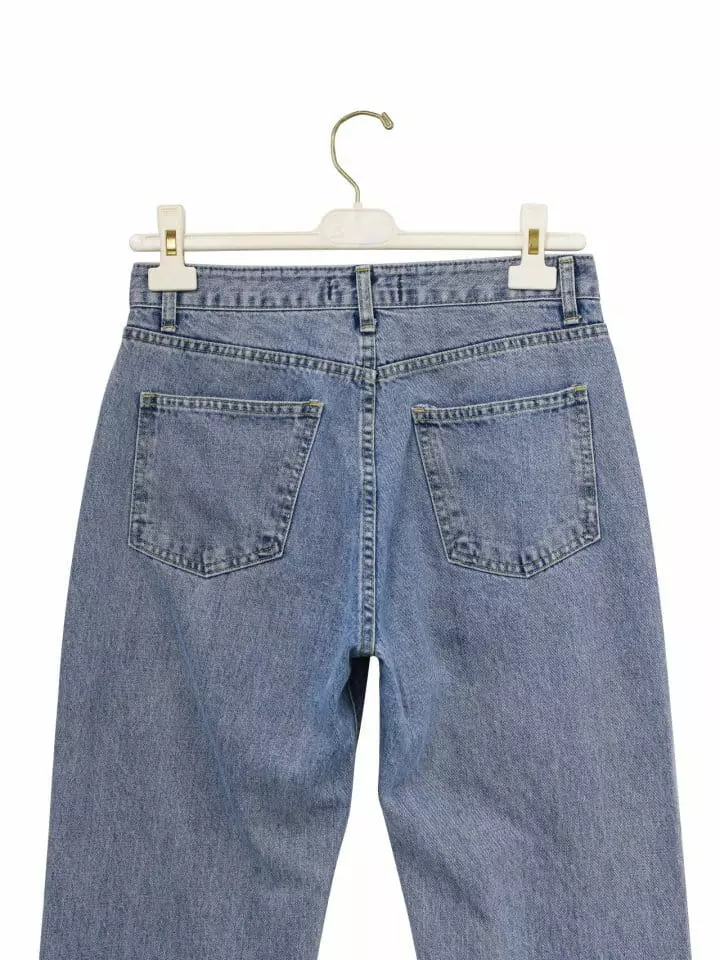 Paper Moon - Korean Women Fashion - #momslook - maxi length button fly boyfriend jeans - 11
