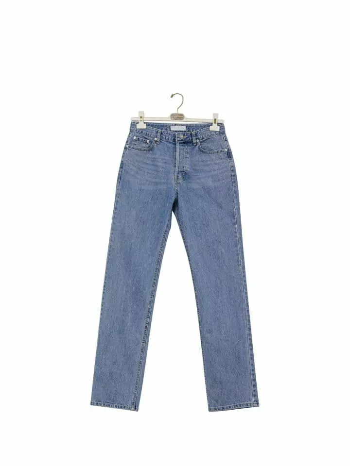Paper Moon - Korean Women Fashion - #momslook - maxi length button fly boyfriend jeans - 5
