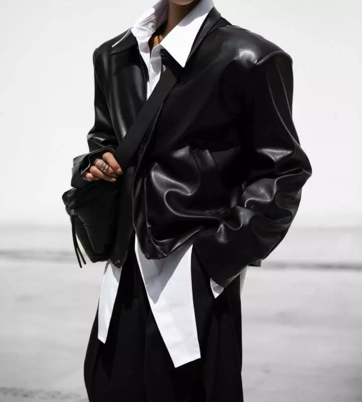 Paper Moon - Korean Women Fashion - #pursuepretty - two way zipped vegan leather jacket - 11