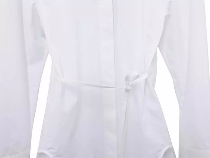 Paper Moon - Korean Women Fashion - #restrostyle - padded shoulder button down cotton shirt - 9