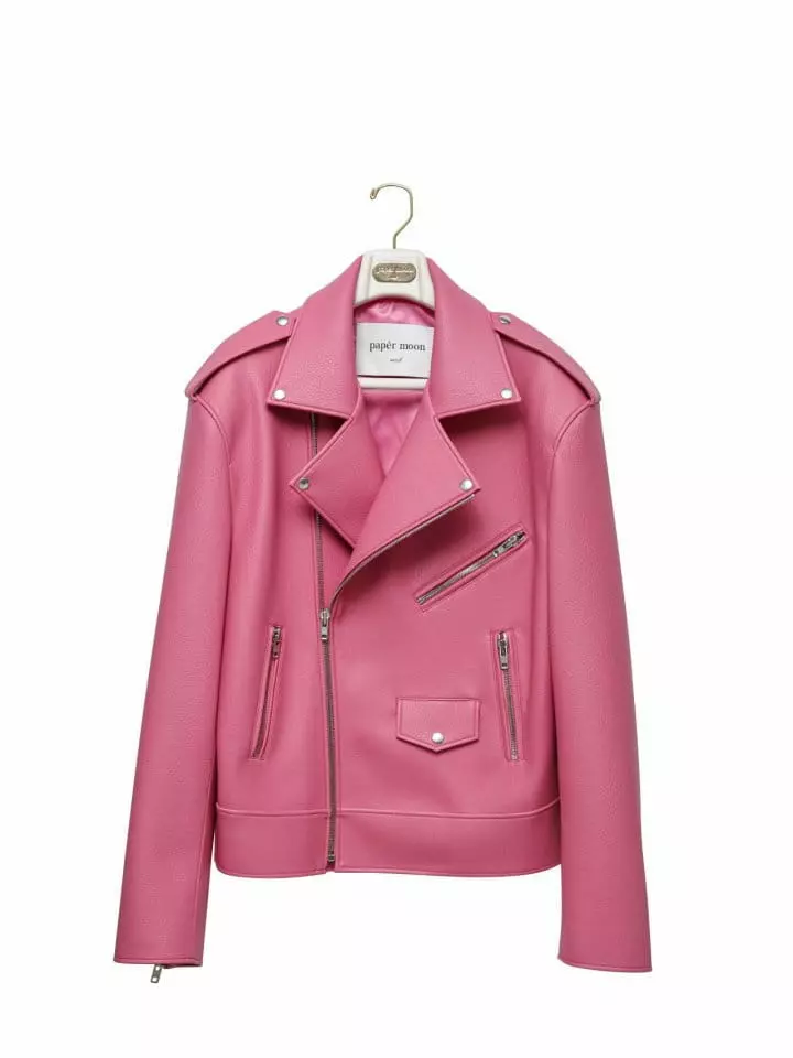 Paper Moon - Korean Women Fashion - #pursuepretty - oversized chunky zipped vegan leather biker jacket - 4