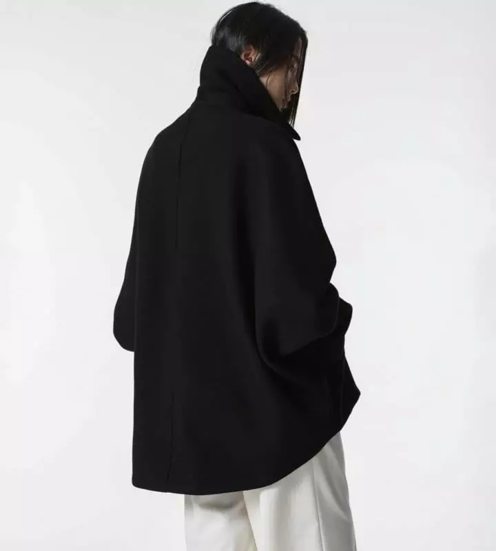 Paper Moon - Korean Women Fashion - #pursuepretty - LUX oversized wool cocoon pea coat ? - 4