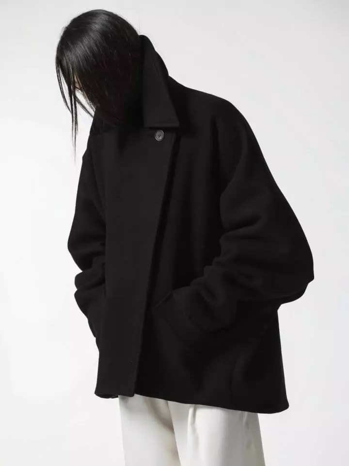 Paper Moon - Korean Women Fashion - #romanticstyle - LUX oversized wool cocoon pea coat ? - 5
