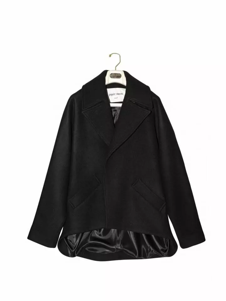 Paper Moon - Korean Women Fashion - #thatsdarling - LUX oversized wool cocoon pea coat ? - 7