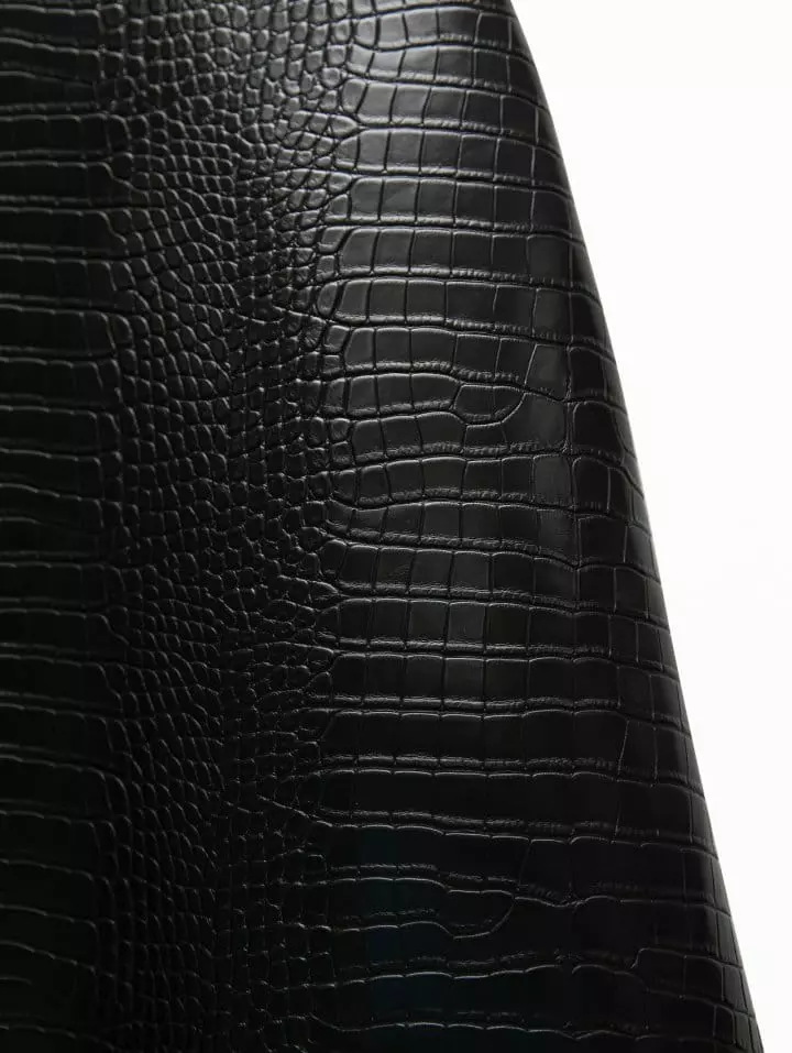 Paper Moon - Korean Women Fashion - #thelittlethings - croco leather midi flared skirt ? - 10