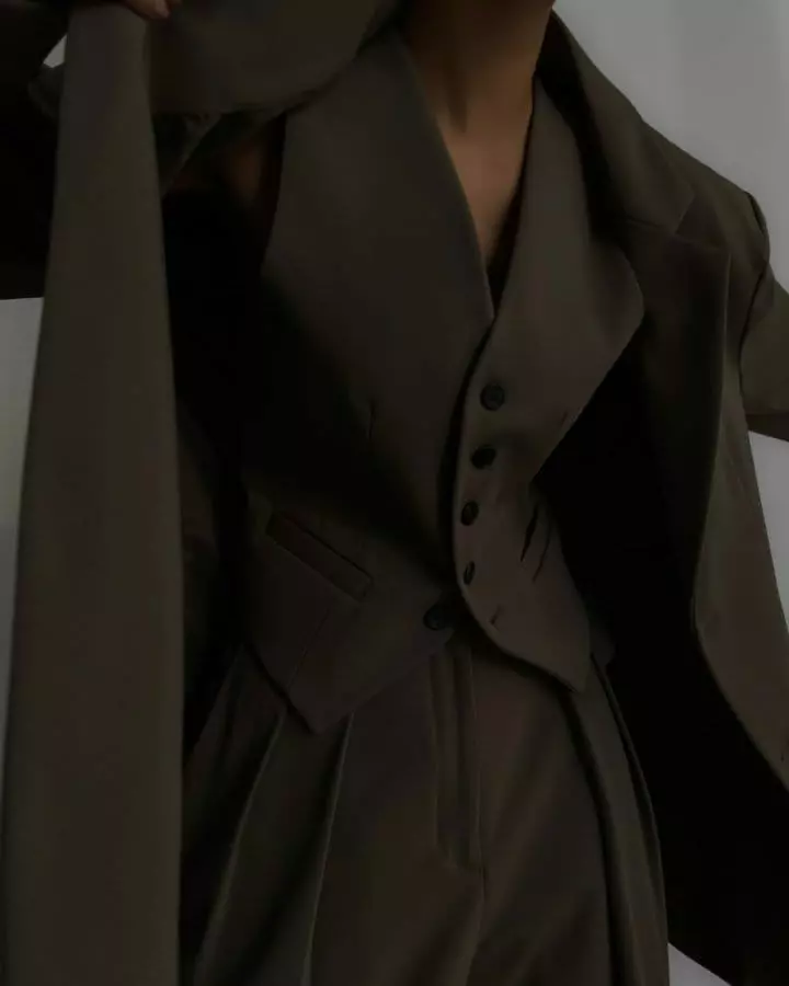 Paper Moon - Korean Women Fashion - #womensfashion - low waisted double pleats wide trousers - 2
