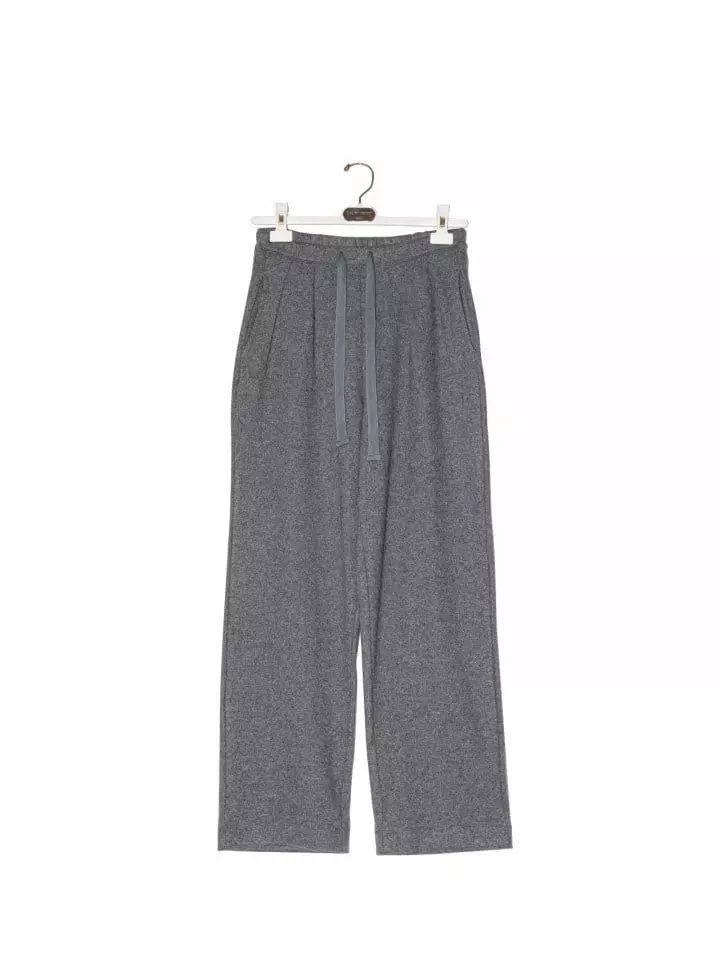 Paper Moon - Korean Women Fashion - #womensfashion - wool two pin ~ tuck detail lounge trousers - 7