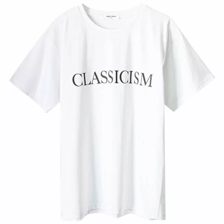 Paper Moon - Korean Women Fashion - #womensfashion - premium CLASSICISM print t ~ shirt
