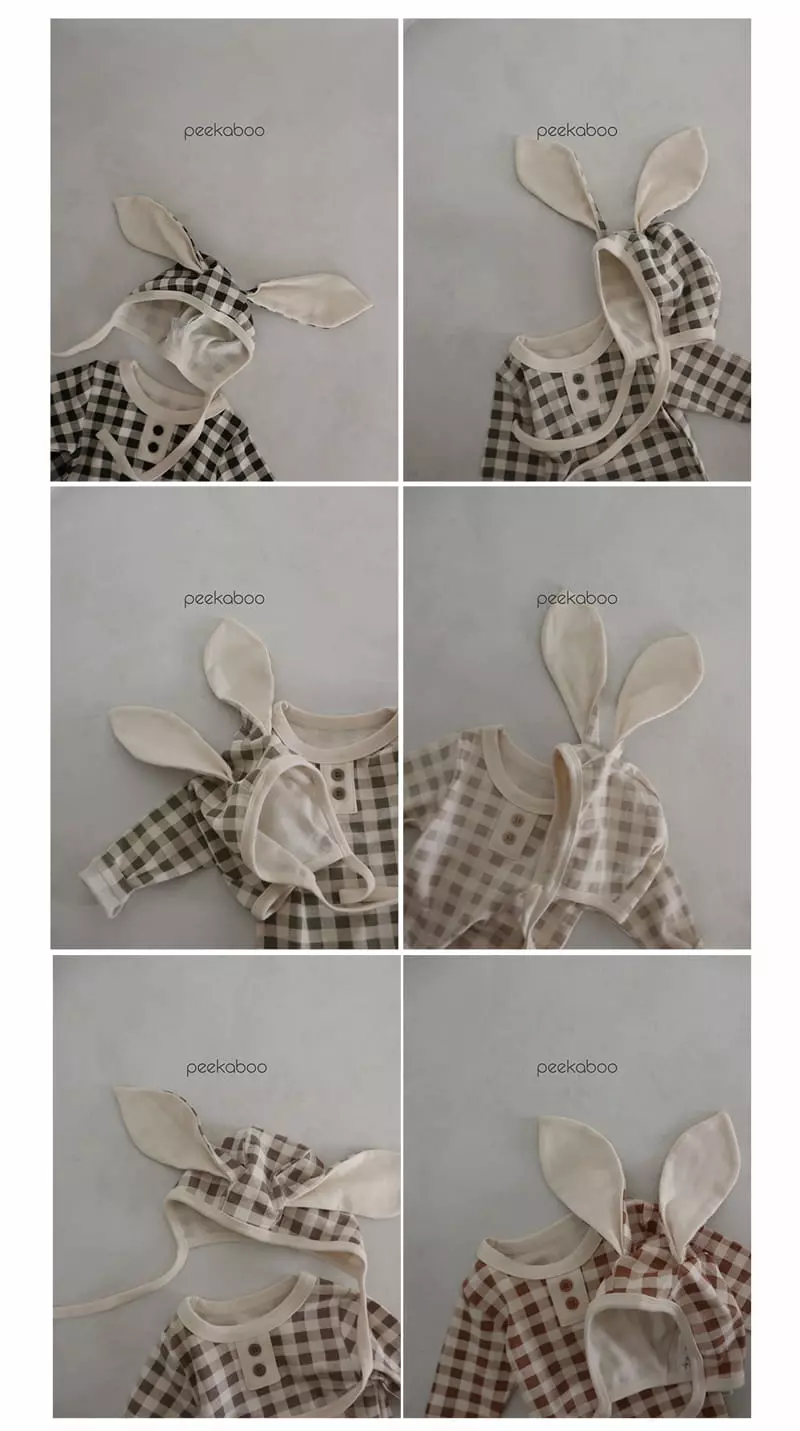 Peekaboo - Korean Baby Fashion - #babyboutiqueclothing - Conny Rabbit Bonnet - 4