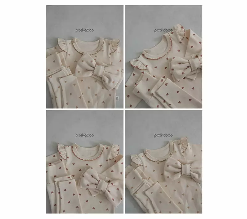 Peekaboo - Korean Baby Fashion - #babyoutfit - Alcong Bodysuit Pants Set - 3