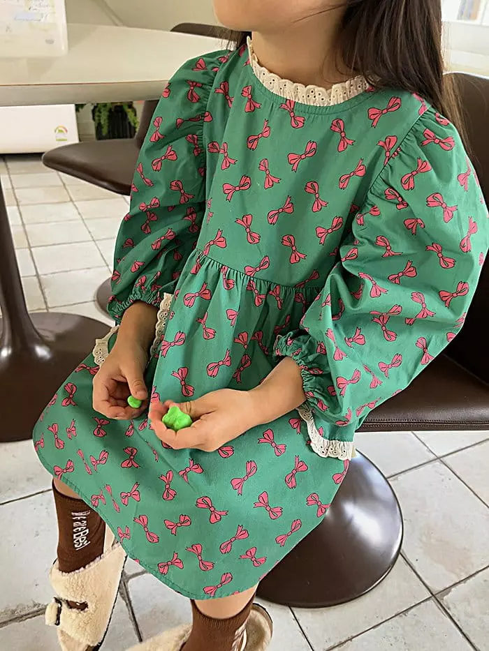 Popochichi - Korean Children Fashion - #Kfashion4kids - Mint One-piece - 5