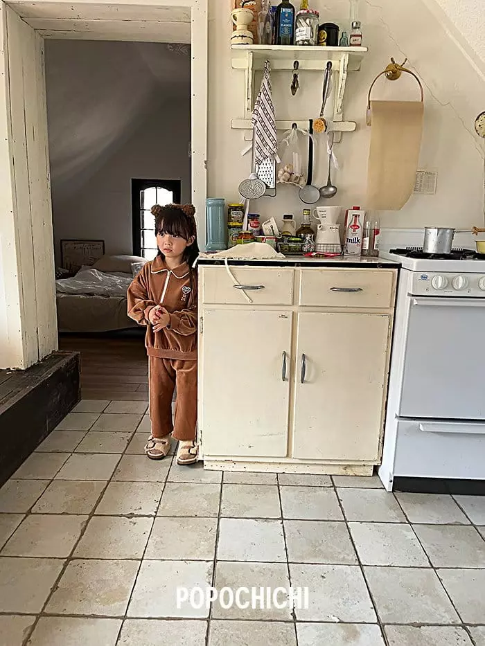 Popochichi - Korean Children Fashion - #Kfashion4kids - Veloure Pants