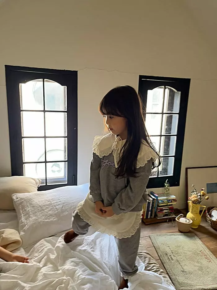Popochichi - Korean Children Fashion - #designkidswear - Lace Apron - 5