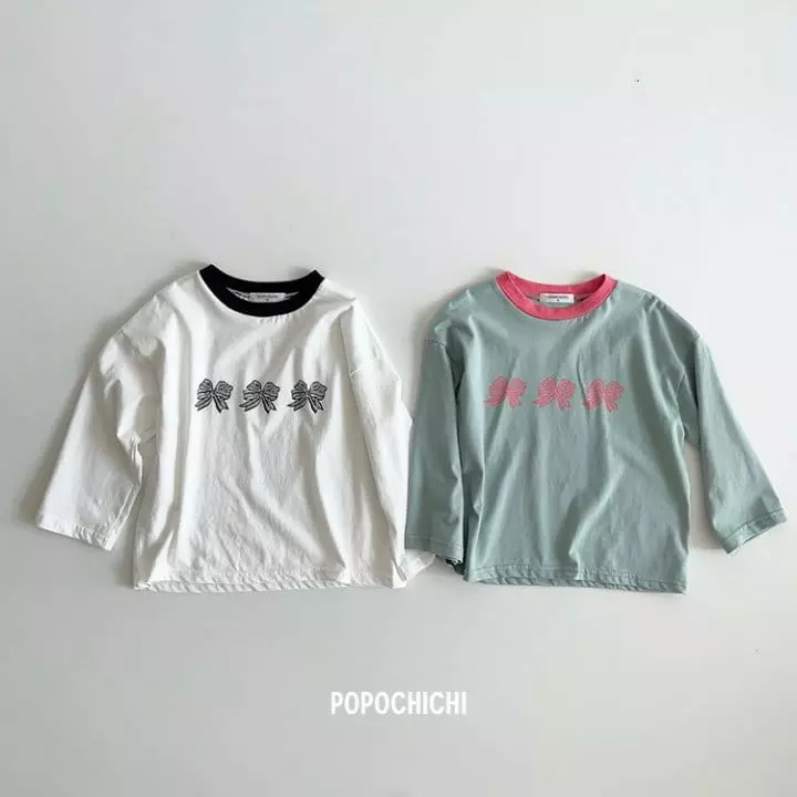 Popochichi - Korean Children Fashion - #fashionkids - Ribbon Tee - 9