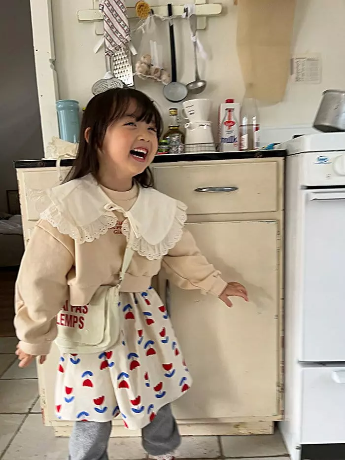 Popochichi - Korean Children Fashion - #fashionkids - Crop Sweatshirt - 7