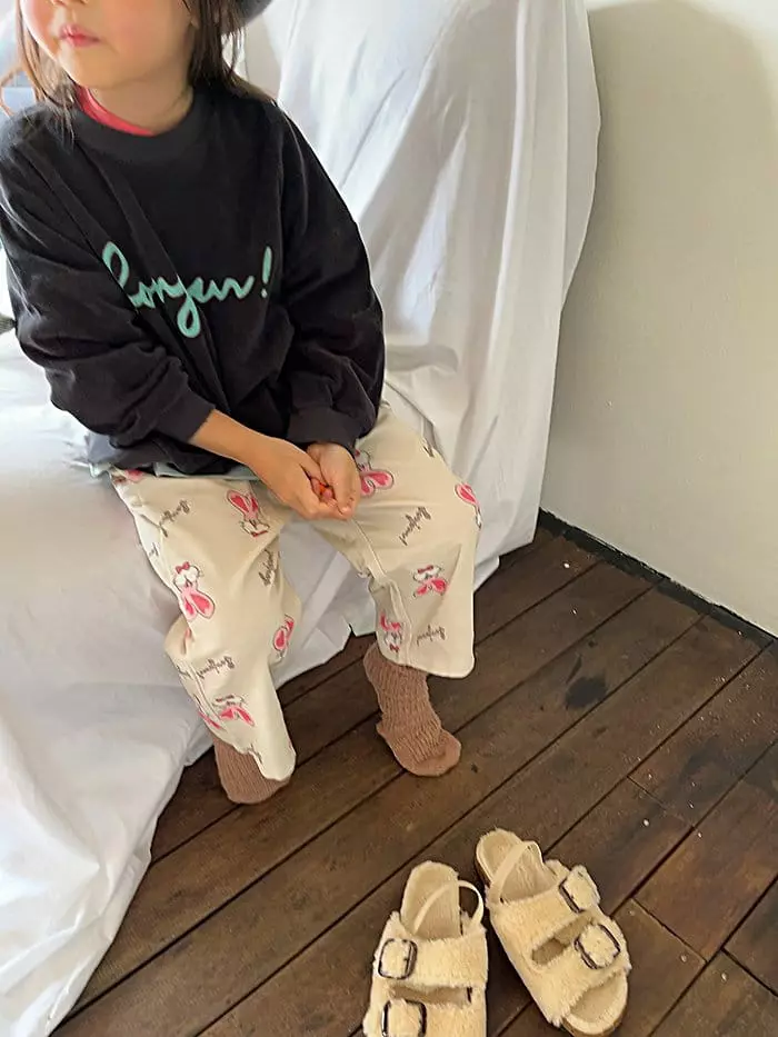 Popochichi - Korean Children Fashion - #kidsshorts - Letter Sweatshirt - 7
