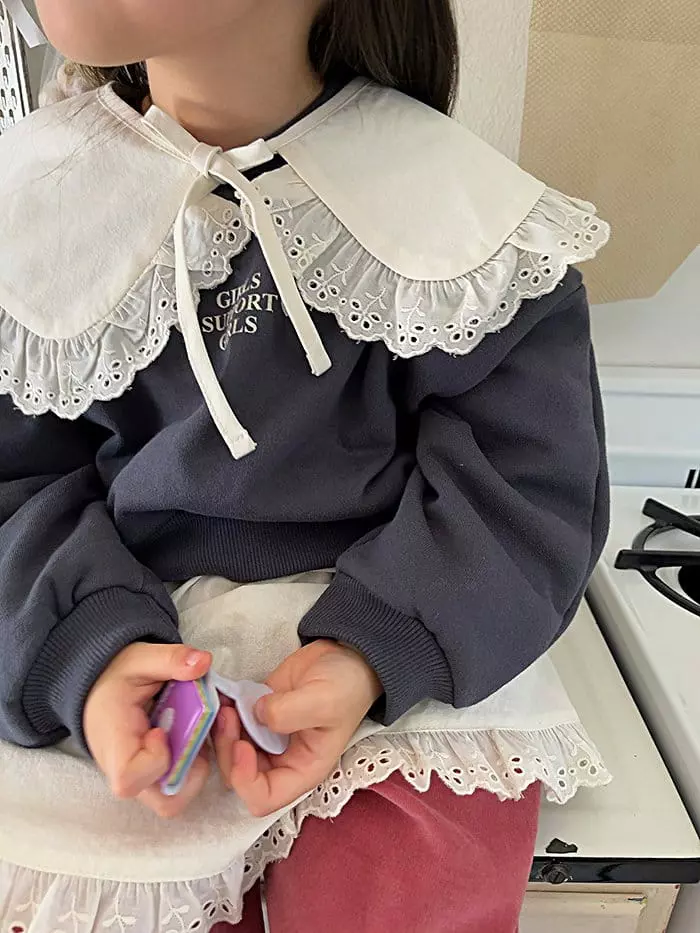 Popochichi - Korean Children Fashion - #kidsshorts - Lace Apron - 8