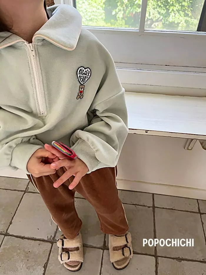 Popochichi - Korean Children Fashion - #littlefashionista - Veloure Pants - 2