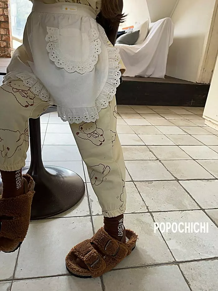 Popochichi - Korean Children Fashion - #stylishchildhood - Lace Apron - 2