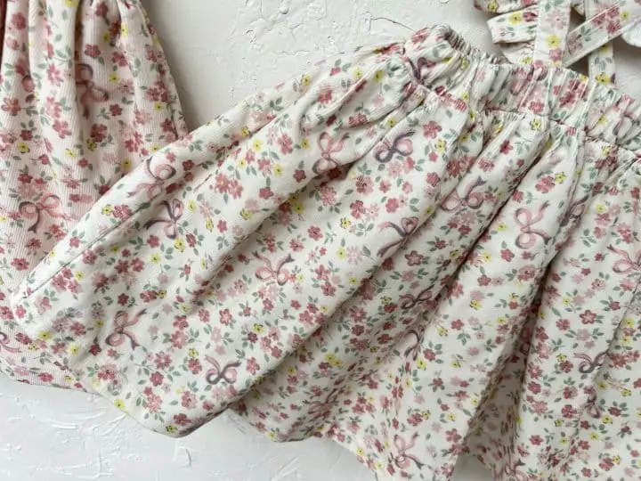 Pourenfant - Korean Children Fashion - #discoveringself - Ribbon Frill Skirt - 2