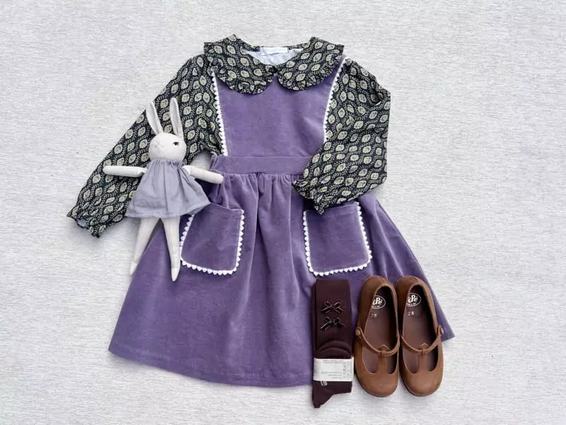 Pourenfant - Korean Children Fashion - #fashionkids - Lorene One-piece - 8
