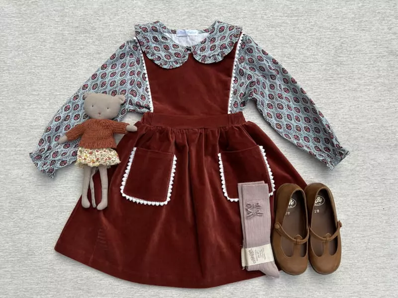 Pourenfant - Korean Children Fashion - #kidsstore - Lorene One-piece - 10