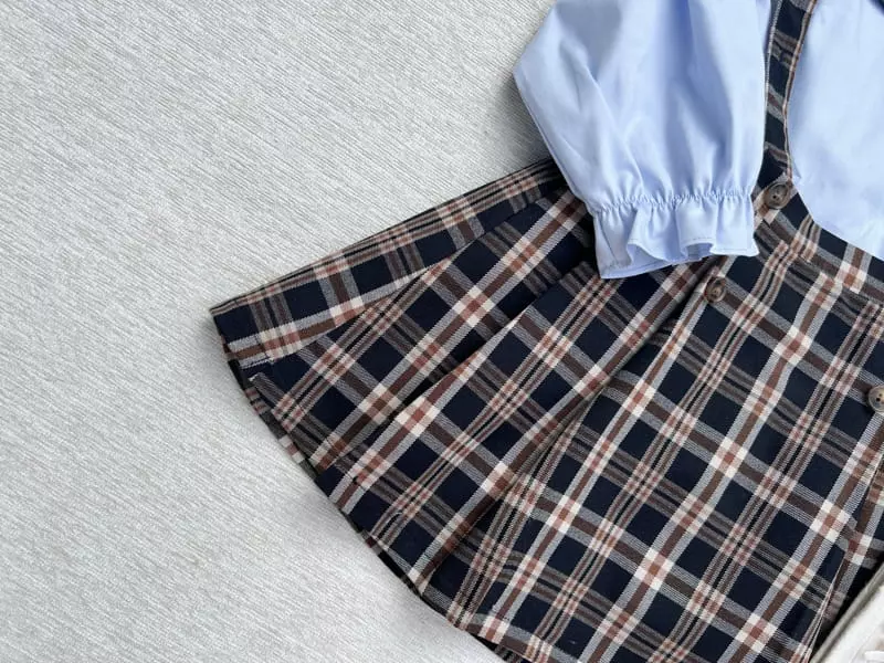 Pourenfant - Korean Children Fashion - #littlefashionista - Lena Wrinkle Skirt - 10