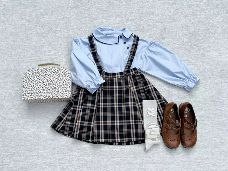 Pourenfant - Korean Children Fashion - #minifashionista - Lena Wrinkle Skirt - 12