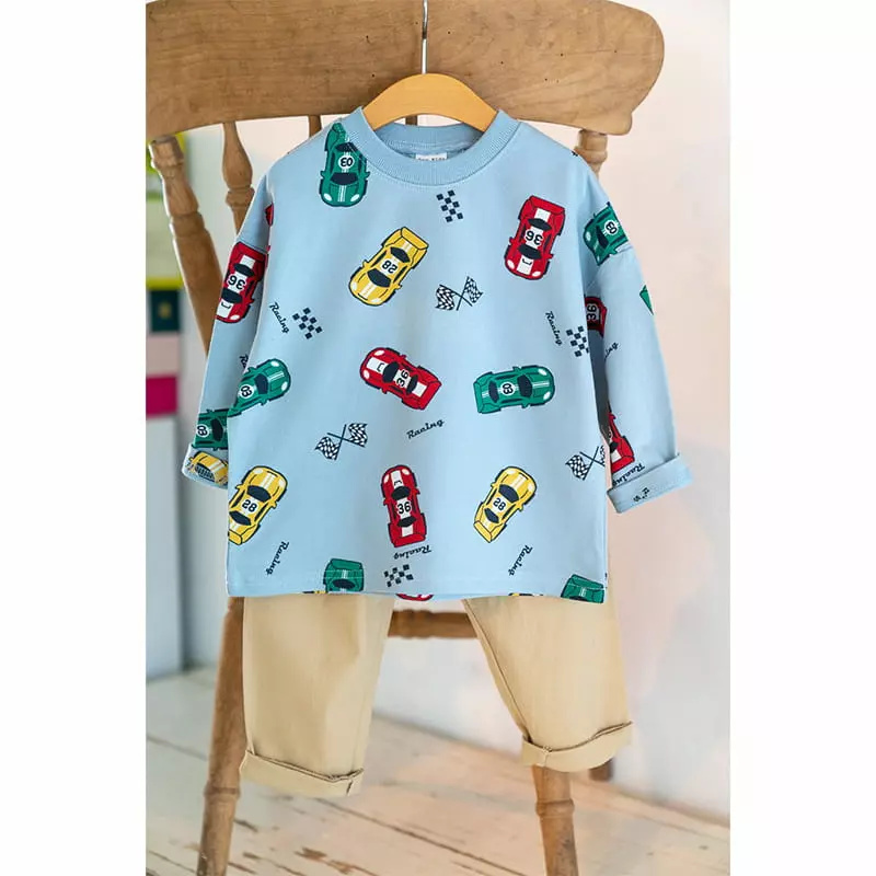 Raykids - Korean Children Fashion - #kidzfashiontrend - Terry Paint Tee - 4