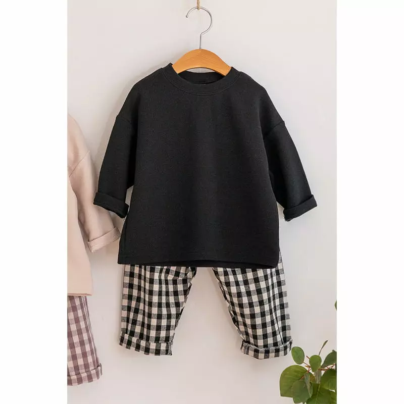 Raykids - Korean Children Fashion - #designkidswear - Eco Check Top Bottom Set
