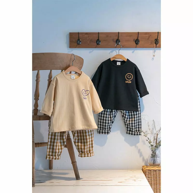Raykids - Korean Children Fashion - #fashionkids - Check Pang Pants