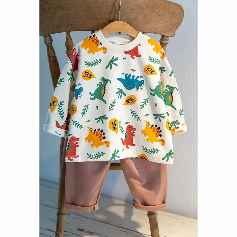 Raykids - Korean Children Fashion - #kidsstore - Terry Paint Tee - 2