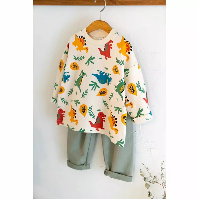Raykids - Korean Children Fashion - #kidzfashiontrend - Terry Paint Tee - 3