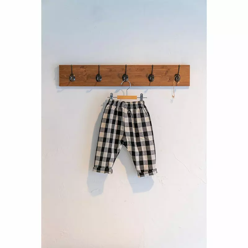 Raykids - Korean Children Fashion - #littlefashionista - Simple Check Top Bottom Set - 3