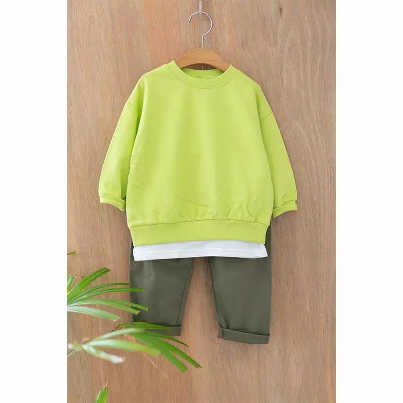 Raykids - Korean Children Fashion - #minifashionista - Daily Marlang Top Bottom Set - 3