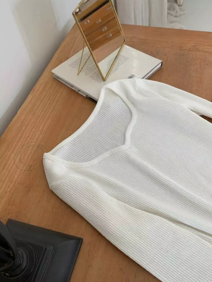 Renouveau - Korean Women Fashion - #momslook - Wave Tee