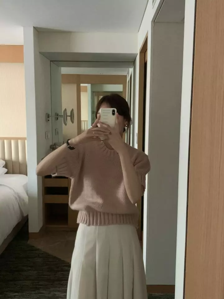 Renouveau - Korean Women Fashion - #momslook - Monchell Knit Tee - 10