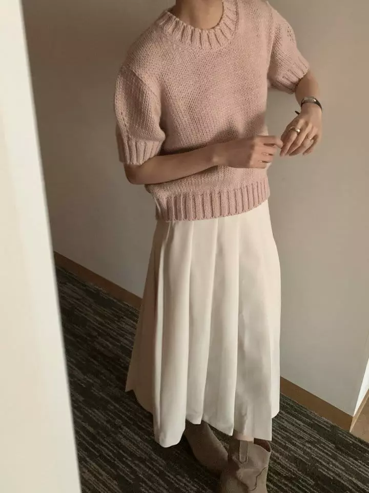 Renouveau - Korean Women Fashion - #romanticstyle - Monchell Knit Tee - 6