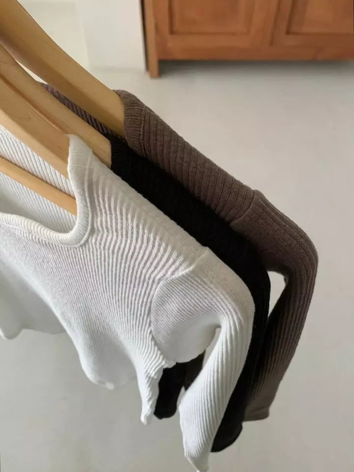 Renouveau - Korean Women Fashion - #womensfashion - Wave Tee - 4
