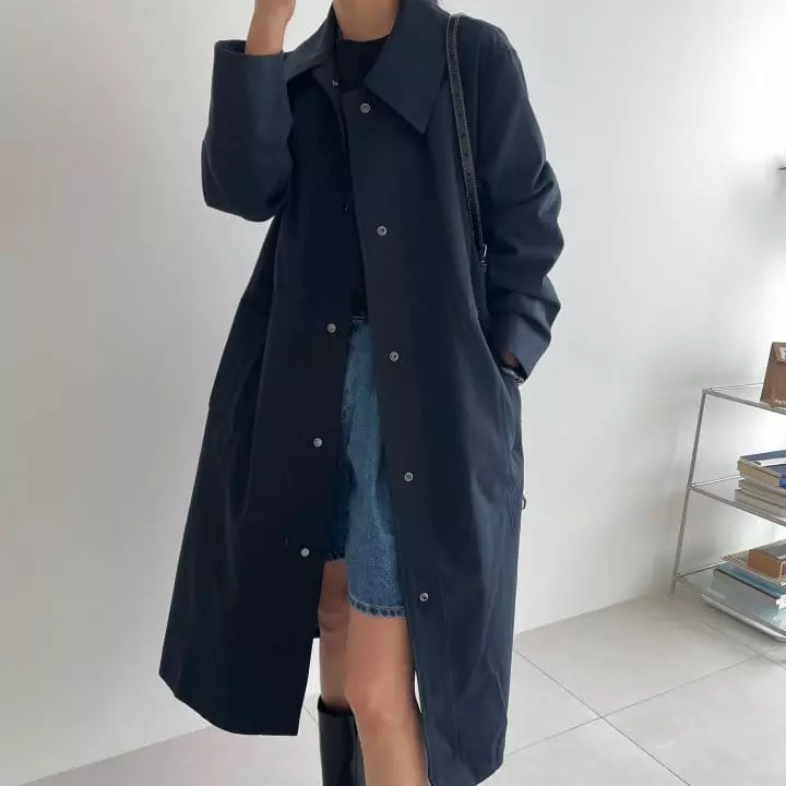 Ripple - Korean Women Fashion - #momslook - Haber Long Coat - 3