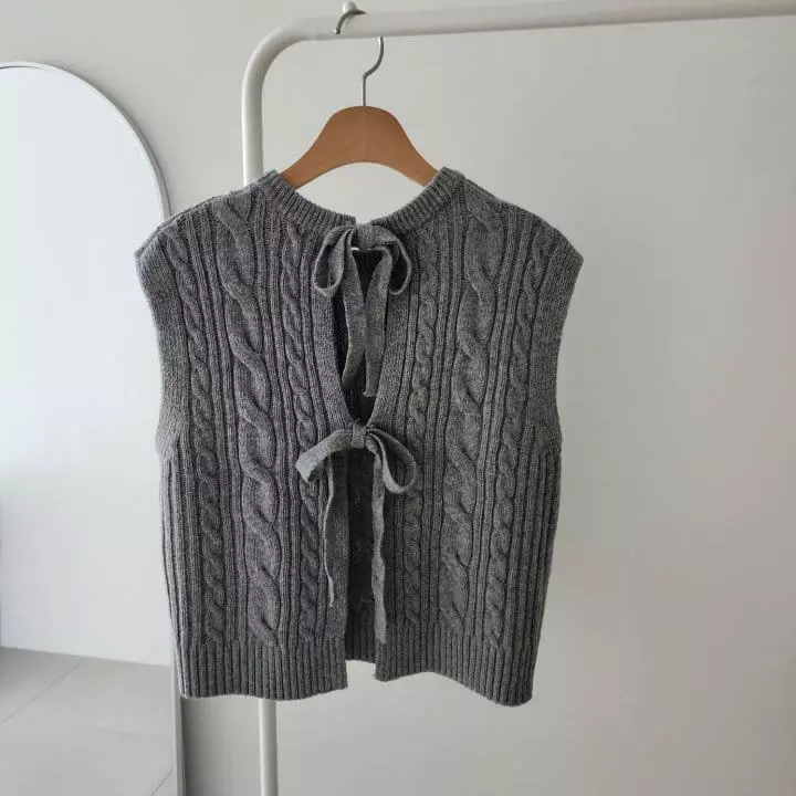 Ripple - Korean Women Fashion - #momslook - Lovin Twist Knit Tee - 2