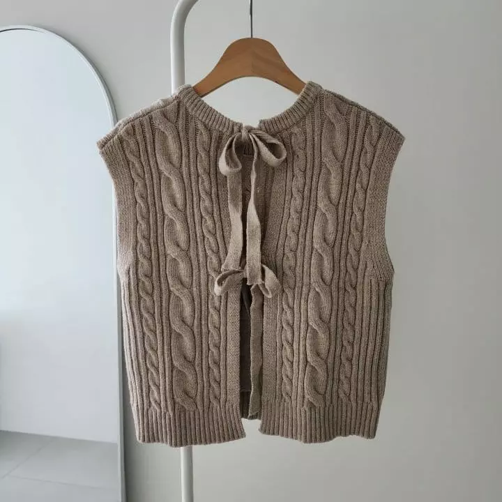 Ripple - Korean Women Fashion - #momslook - Lovin Twist Knit Tee - 3