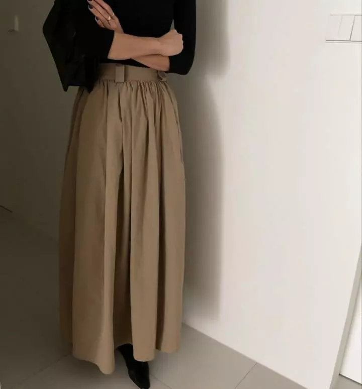 Ripple - Korean Women Fashion - #momslook - Mavel Long Skirt - 2