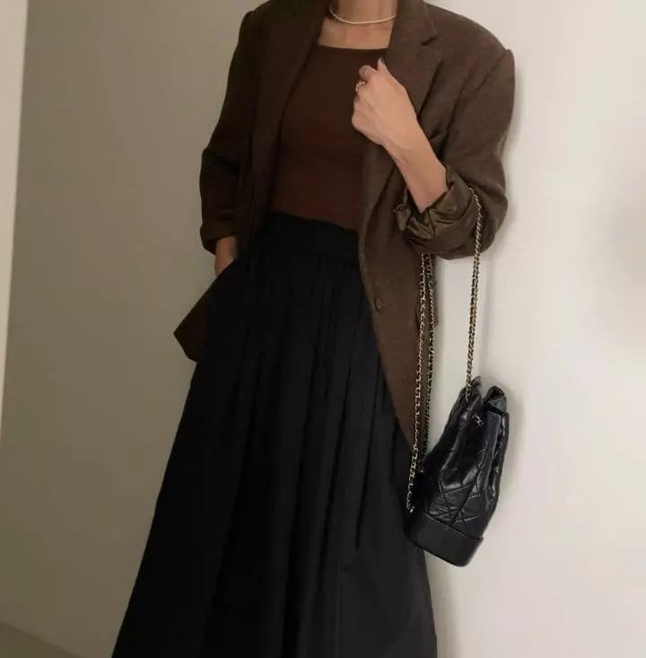 Ripple - Korean Women Fashion - #womensfashion - Mavel Long Skirt - 4