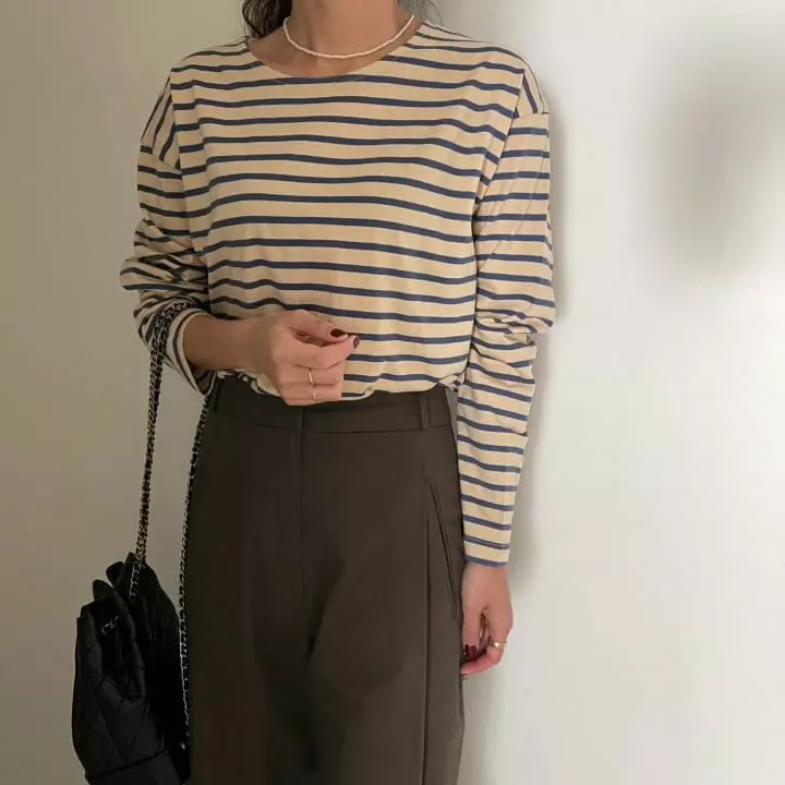 Ripple - Korean Women Fashion - #momslook - Autumn St Tee - 6