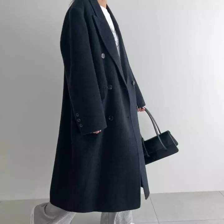 Ripple - Korean Women Fashion - #vintagekidsstyle - Wrinkle Hand Made Coat - 4
