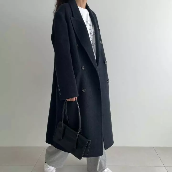 Ripple - Korean Women Fashion - #restrostyle - Wrinkle Hand Made Coat - 5