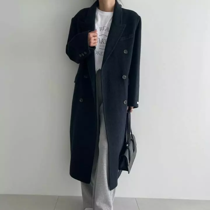 Ripple - Korean Women Fashion - #romanticstyle - Wrinkle Hand Made Coat - 6