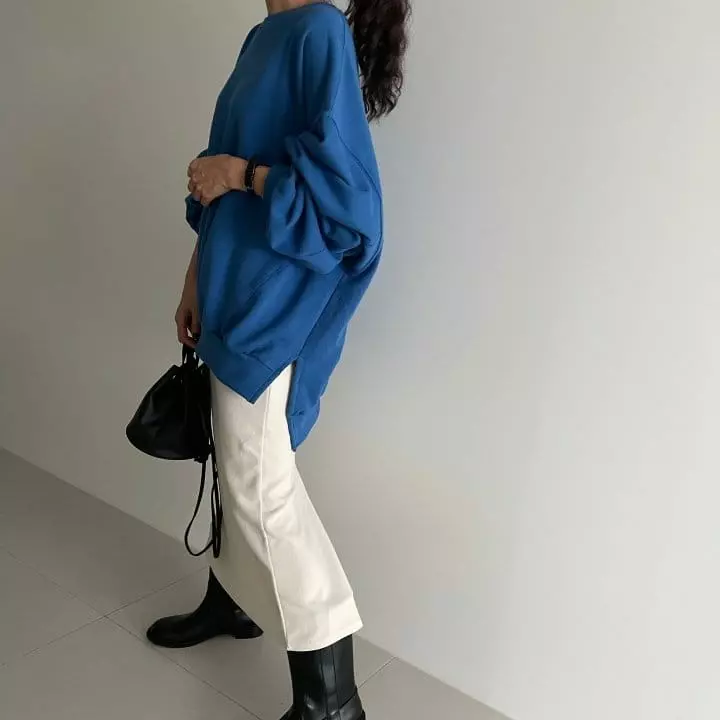 Ripple - Korean Women Fashion - #shopsmall - Solid Sweatshirt - 3